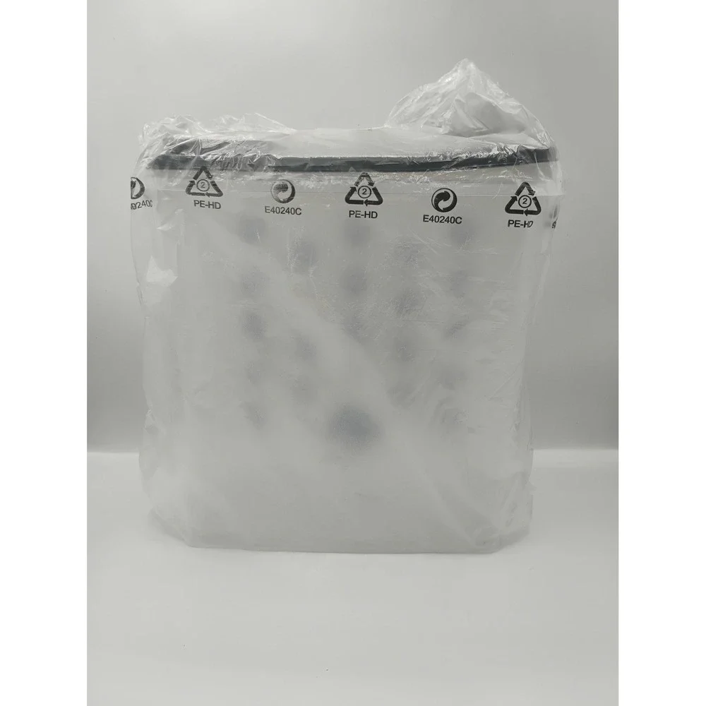 Tupperware Puppy Treat Food Container Pet Large White New Paw Print Flip Top